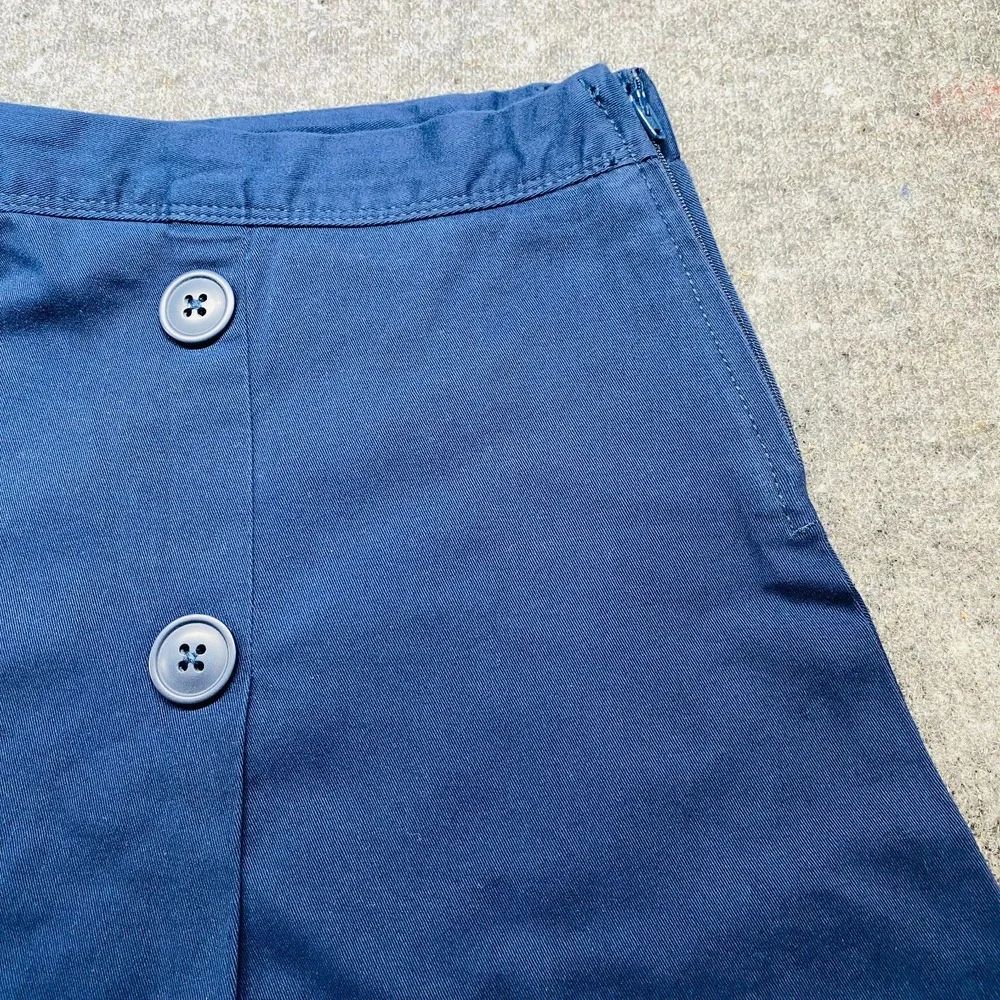 The Children's Place Girls Size 18 Plus Blue School Uniform Skort Pleated Zip